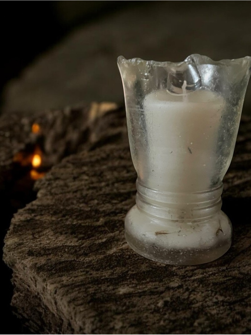 SeaGlass Broken Bottle Candle  - contessabycecilia